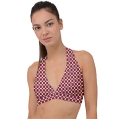 Df Avada Halter Plunge Bikini Top by deformigo