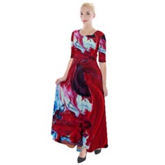 Point Of View-1-1 Half Sleeves Maxi Dress by bestdesignintheworld