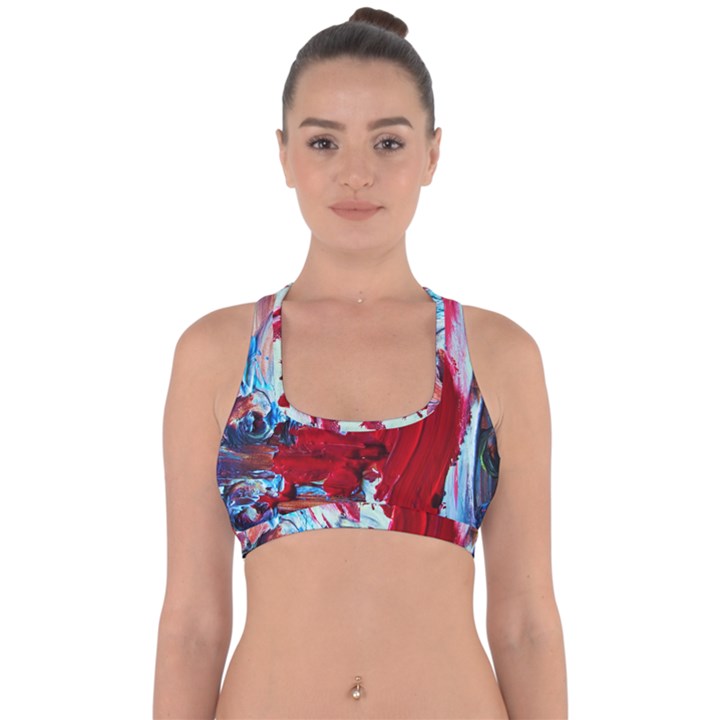 point of view-1-1 Cross Back Hipster Bikini Top 