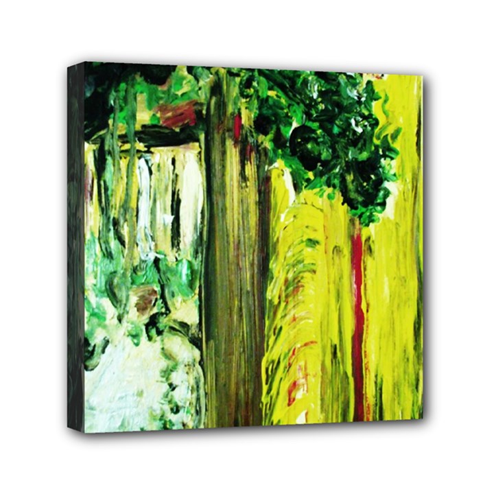 Old Tree And House With An Arch 8 Mini Canvas 6  x 6  (Stretched)