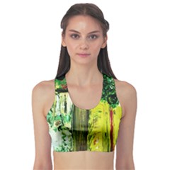 Old Tree And House With An Arch 8 Sports Bra by bestdesignintheworld