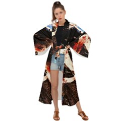 Egg In The Duck 4 Maxi Kimono by bestdesignintheworld