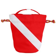 Diving Flag Drawstring Bucket Bag by FlagGallery