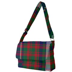 British Tartan Check Plaid Seamless Pattern Full Print Messenger Bag (l) by Wegoenart