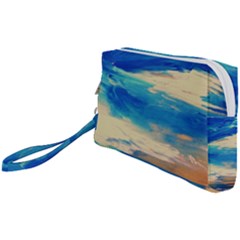 Skydiving 1 1 Wristlet Pouch Bag (small) by bestdesignintheworld