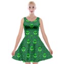 Smiling Happy Ones In The Fauna Velvet Skater Dress View1