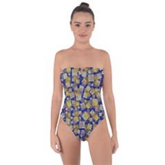 Zappwaits Tie Back One Piece Swimsuit by zappwaits