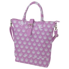 Kawaii Cannabis  Buckle Top Tote Bag by thethiiird