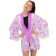 Pink Hentai  Long Sleeve Kimono by thethiiird