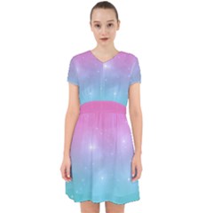 Pastel Goth Galaxy  Adorable In Chiffon Dress by thethiiird