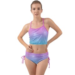 Pastel Goth Galaxy  Mini Tank Bikini Set by thethiiird