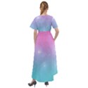 Pastel Goth Galaxy  Front Wrap High Low Dress View2