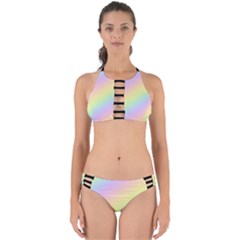 Pastel Goth Rainbow  Perfectly Cut Out Bikini Set by thethiiird