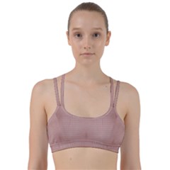 Pink Alligator Print Line Them Up Sports Bra by LoolyElzayat