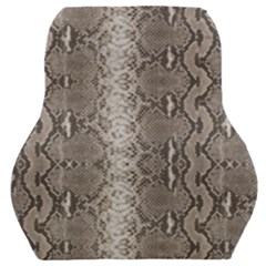 Python Snakeskin Print Car Seat Back Cushion  by LoolyElzayat