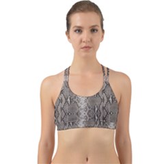 Python Snakeskin Print Back Web Sports Bra by LoolyElzayat