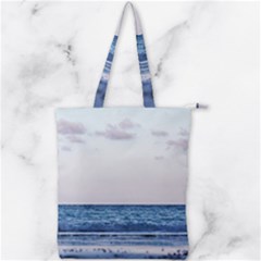 Pink Ocean Hues Double Zip Up Tote Bag by TheLazyPineapple