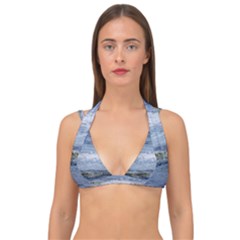 Typical Ocean Day Double Strap Halter Bikini Top by TheLazyPineapple