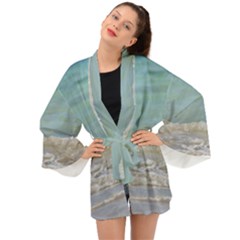 Minty Ocean Long Sleeve Kimono by TheLazyPineapple