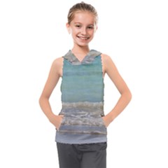 Minty Ocean Kids  Sleeveless Hoodie by TheLazyPineapple