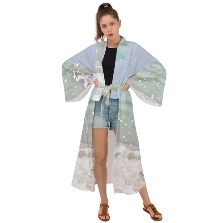 Ocean Heart Maxi Kimono