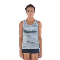 Ocean Waves Sport Tank Top  by TheLazyPineapple