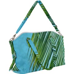 Tropical Palm Canvas Crossbody Bag by TheLazyPineapple