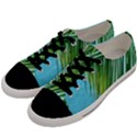 Tropical Palm Men s Low Top Canvas Sneakers View2