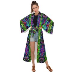 Abstract-r-8 Maxi Kimono by ArtworkByPatrick