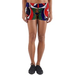 Grateful Dead Yoga Shorts by Sapixe