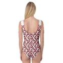 Cute Flowers - Carmine Red White Princess Tank Leotard  View2