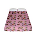 Robin Art Pink Pattern Fitted Sheet (Full/ Double Size) View1