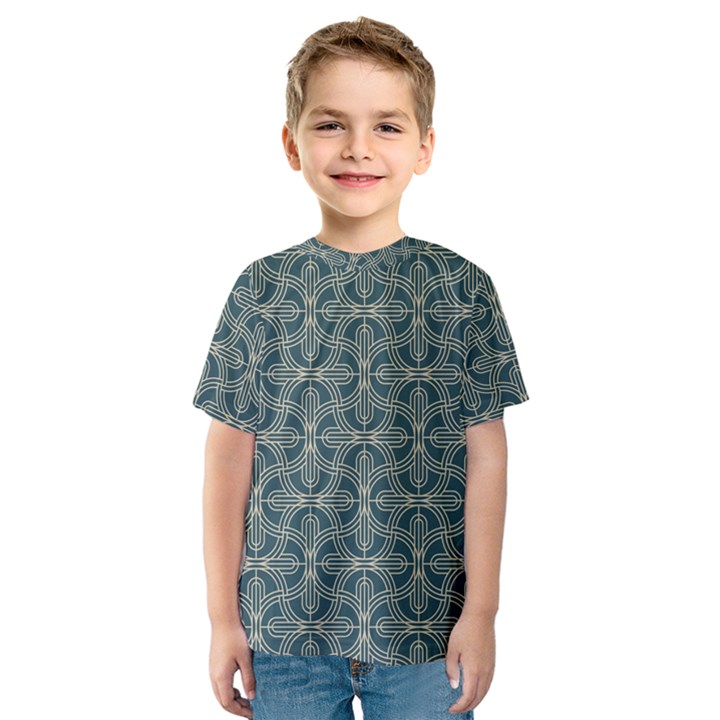 Pattern1 Kids  Sport Mesh Tee