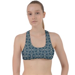 Pattern1 Criss Cross Racerback Sports Bra by Sobalvarro