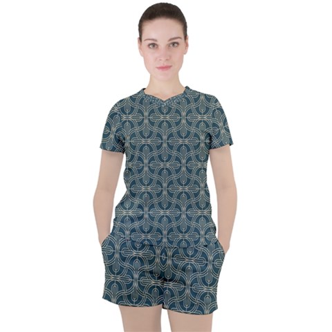 Pattern1 Women s Tee And Shorts Set by Sobalvarro