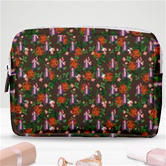 Fiola Pattern Brown Make Up Pouch (medium) by snowwhitegirl