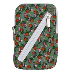 Fiola Pattern Green Belt Pouch Bag (small) by snowwhitegirl