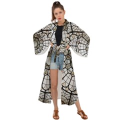 Pattern Abstract Structure Art Maxi Kimono by Nexatart