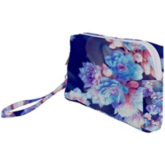 Flowers Wristlet Pouch Bag (small) by Sparkle