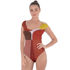 Sophie Taeuber Arp, Composition À Motifs D arceaux Ou Composition Horizontale Verticale Short Sleeve Leotard  by Sobalvarro