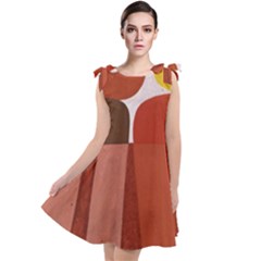 Sophie Taeuber Arp, Composition À Motifs D arceaux Ou Composition Horizontale Verticale Tie Up Tunic Dress by Sobalvarro