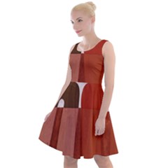 Sophie Taeuber Arp, Composition À Motifs D arceaux Ou Composition Horizontale Verticale Knee Length Skater Dress by Sobalvarro