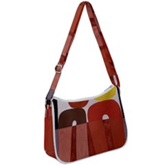 Sophie Taeuber Arp, Composition À Motifs D arceaux Ou Composition Horizontale Verticale Zip Up Shoulder Bag by Sobalvarro