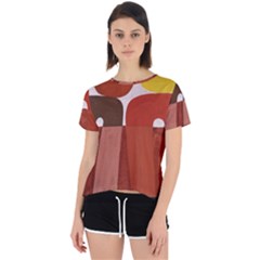 Sophie Taeuber Arp, Composition À Motifs D arceaux Ou Composition Horizontale Verticale Open Back Sport Tee by Sobalvarro