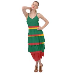 Lithuania Flag Layered Bottom Dress by FlagGallery