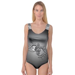 Decorative Clef, Zentangle Design Princess Tank Leotard  by FantasyWorld7