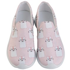 Pattern Pink Cute Sweet Fur Cats Men s Lightweight Slip Ons by Wegoenart