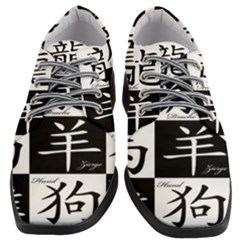 Chinese Signs Of The Zodiac Women Heeled Oxford Shoes by Wegoenart