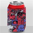 Abstract Grunge Urban Pattern With Monster Character Super Drawing Graffiti Style Vector Illustratio Can Holder View2