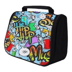 Graffiti Characters Seamless Patternm Full Print Travel Pouch (small) by Nexatart